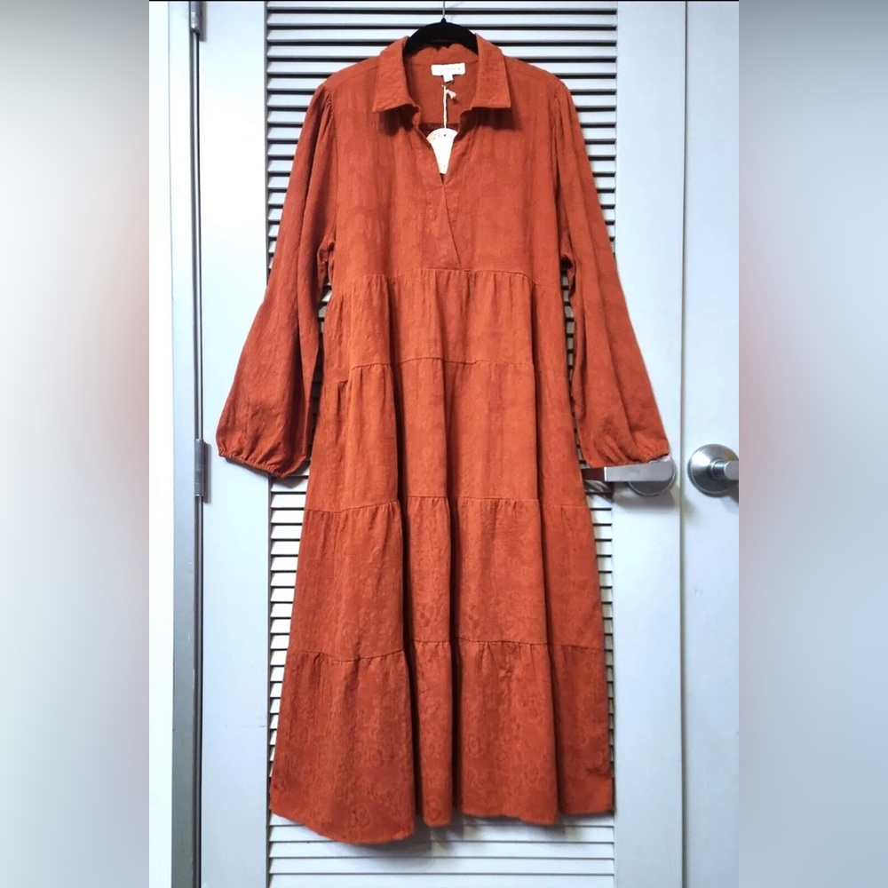 Umgee coral/orange dress, size 1xl